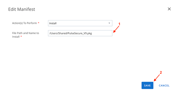 Click save button