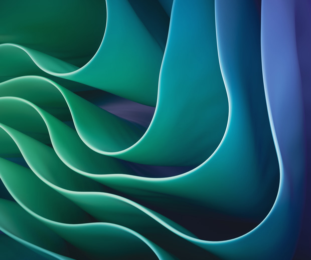 green and purple wave pattern